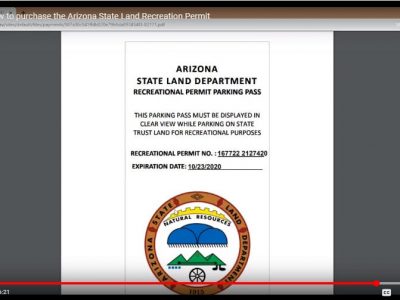 How to purchase the Arizona State Land Recreation Permit title page